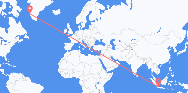 印度尼西亚 目的地 格陵兰