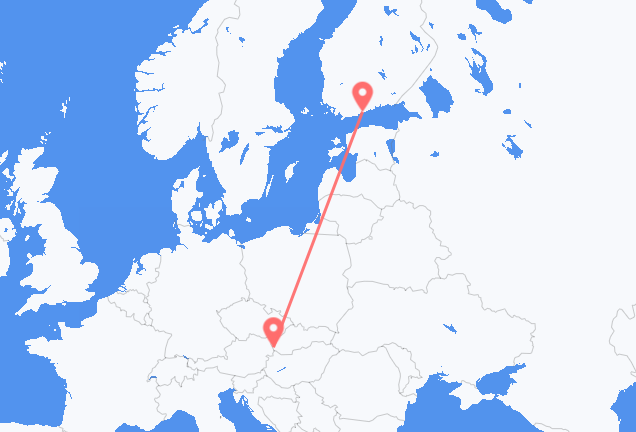 Helsinki to Bratislava