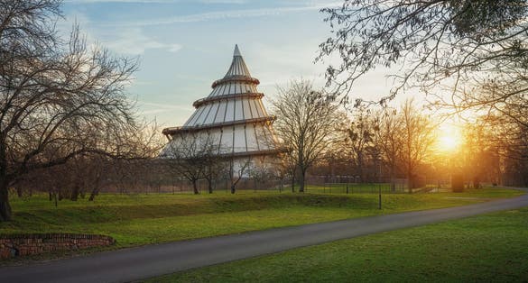 Millennium Tower (Jahrtausendturm) at Elbauenpark - Magdeburg, Saxony-Anhalt, Germany