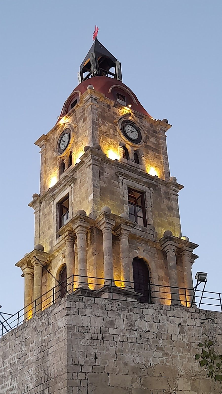 Medieval Clock Tower, Municipality of Rhodes, Rhodes Regional Unit, South Aegean, Aegean, Greece