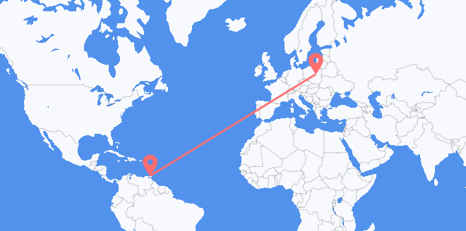Trinidad & Tobago to Poland