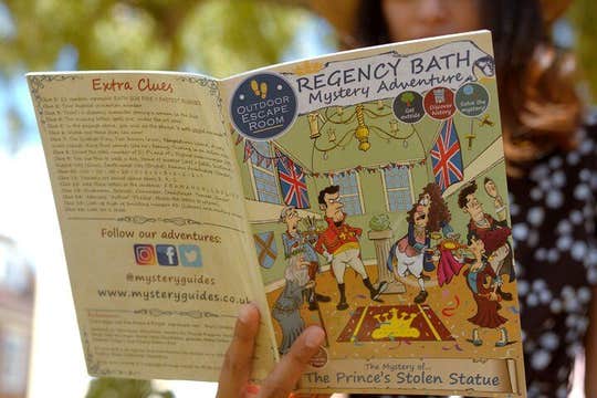 Bath Treasure Hunt Leyndardómurinn um stolnu gullnu styttuna