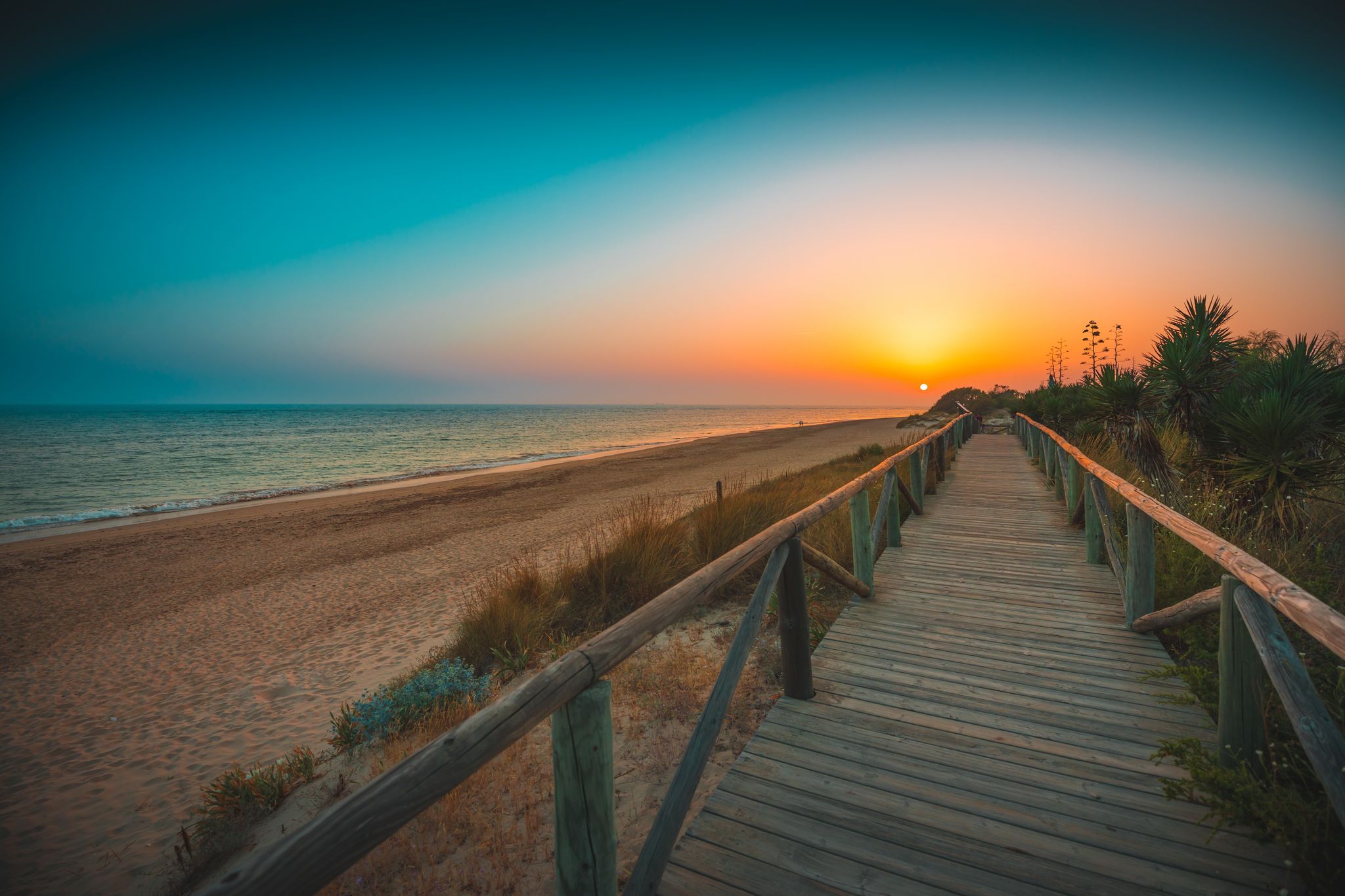photo of  view of Sunset at Rota, Spain.