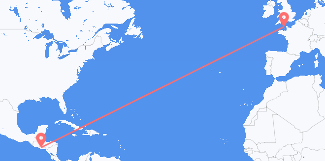 El Salvador a Guernsey