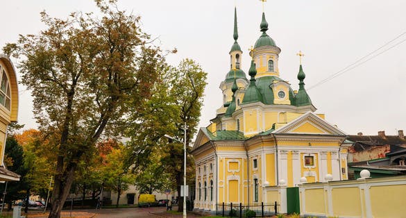 photo of The St. Catherine’s church a russian orthodox church in Pärnu, Estonia .