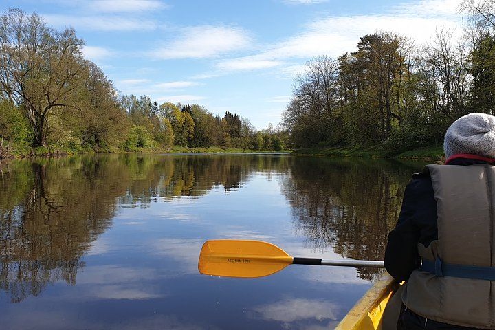 Self-guided canoe trip in Soomaa national park 