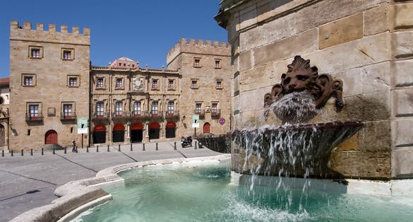 Sight of Revillagigedo's palace in Gijon, Asturias (Spain)