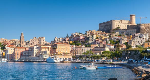 Historic quarter of Gaeta town, Italy.