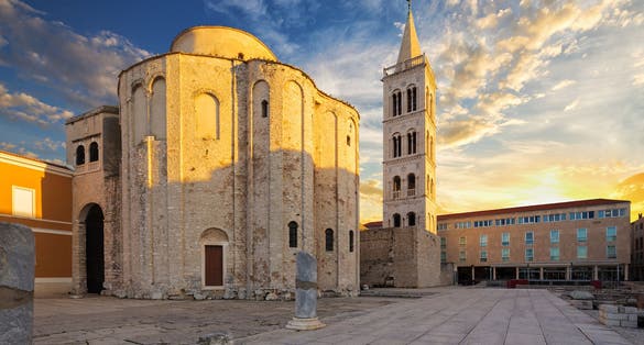 Photo of St.Donatus church in Roman Forum in Zadar, Croatia.