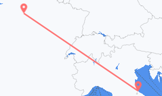 Train tickets from Paris to Rimini