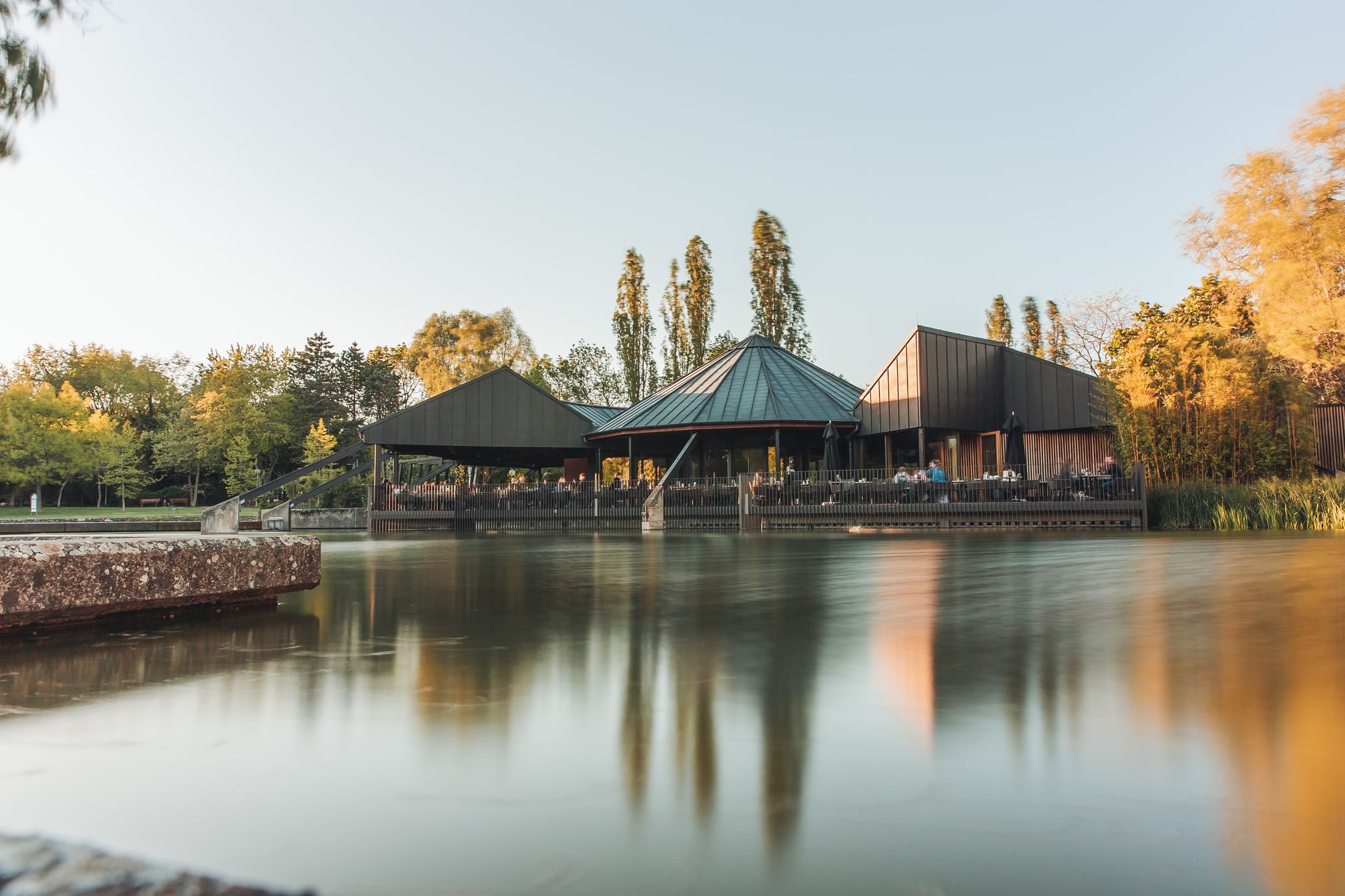 photo of Luxembourg-May 2019: The nice parc de merl garden in Luxembourg city.