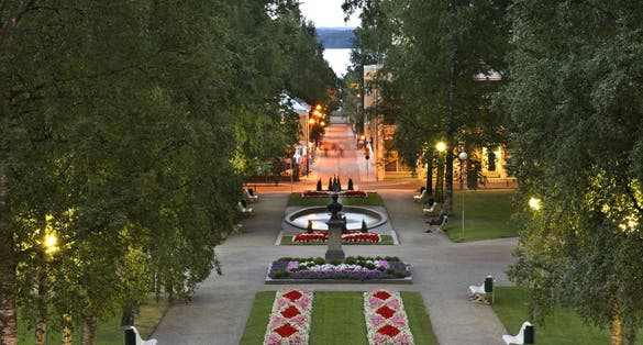  Photo of park in Kuopio, Finland.