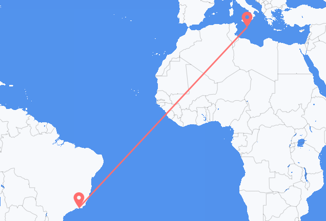 Río de Janeiro a La Valeta