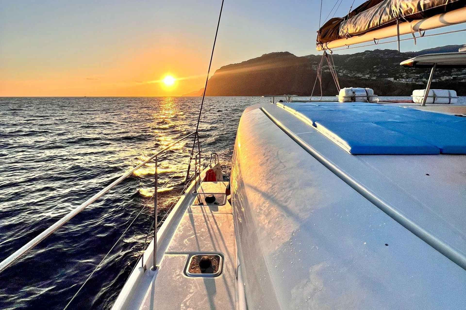 From Funchal: Cabo Girao Sunset Cruise on Luxury Catamaran