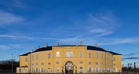 Photo of Frederiksberg Palace in Copenhagen, Denmark.