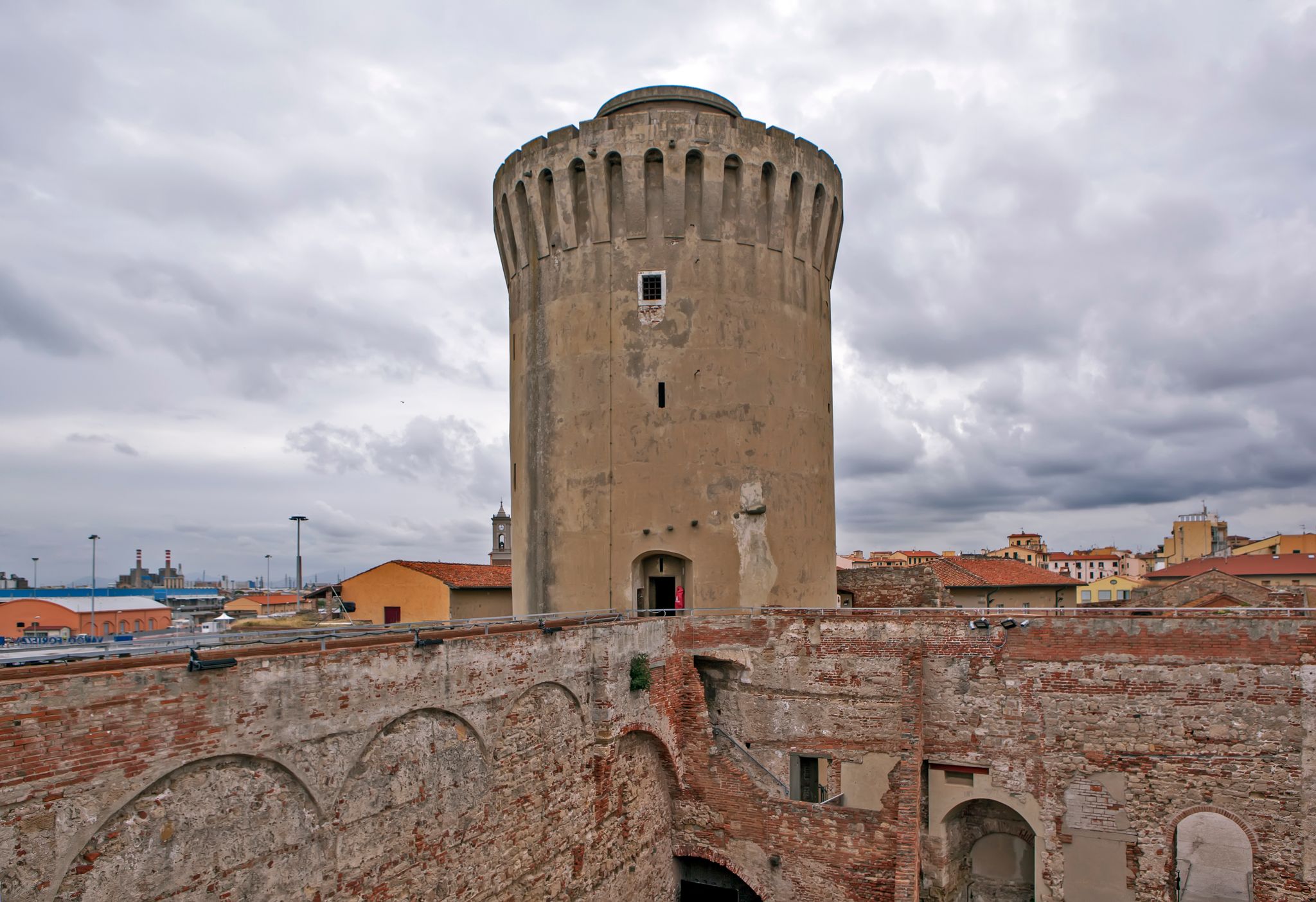 Tower (Matilda) Matilde. Old fortress (Fortezza Vecchia). Livorno. Tuscany. Italy