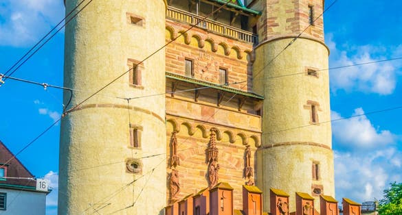photo of Spalentor Gate in Basel, one of the most beautiful gates of Switzerland.