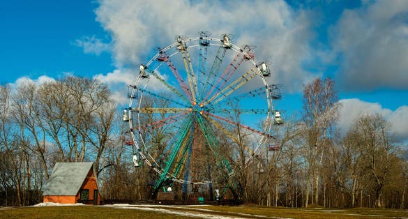 ferris wheel in Sigulda, Latvia