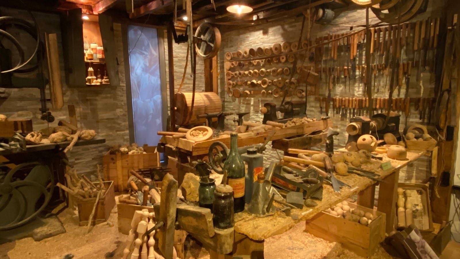 Museum of wood turners, Aiguines, Brignoles, Var, Provence-Alpes-Côte d'Azur, Metropolitan France, France