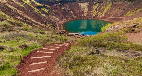 photo of Kerid crater - Iceland.