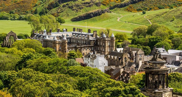 Landmark of Edinburgh - Holyrood Palace,Scotland,UK, Europe