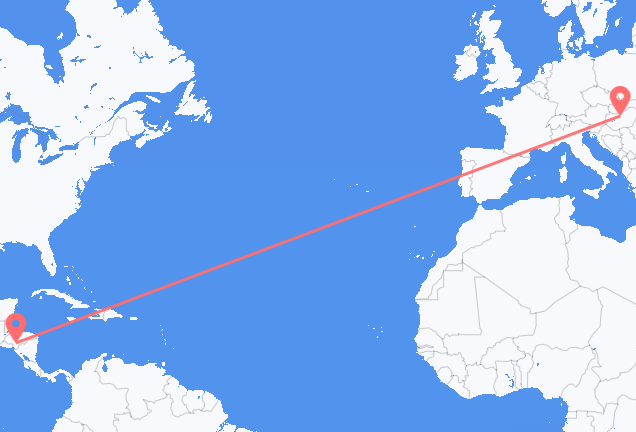 Tegucigalpa to Budapest