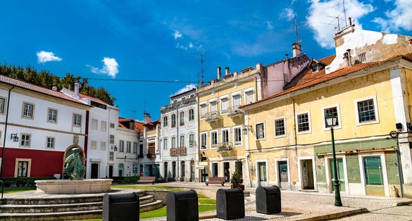 Photo of Traditional architecture in Alcobaca, Portugal.