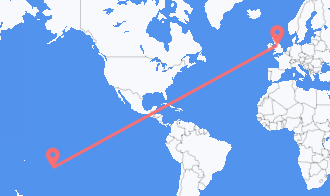 Cook Islands to England