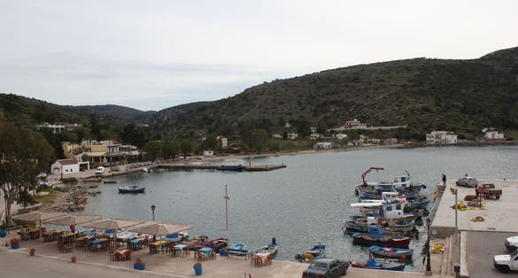 photo of view of Chios Port, Chios, Greece.