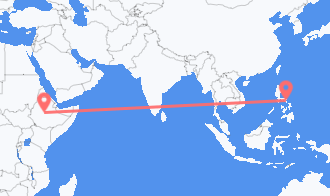 Addis Ababa to Legazpi