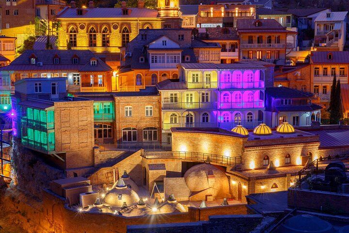 Tbilisi:Evening Walking & Talking Tour with Wine & Boat Ride