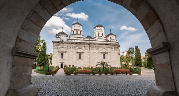 Golia Monastery, a Romanian Orthodox monastery located in Iasi, Romania.