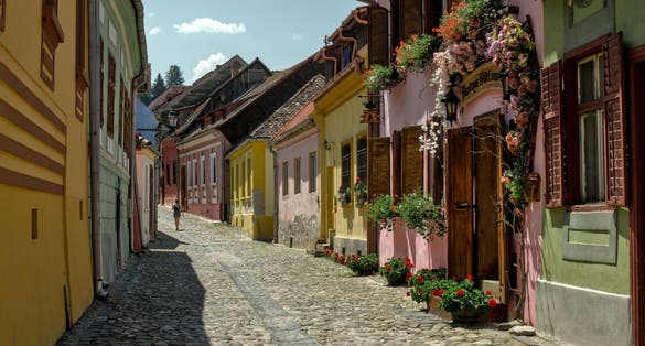  Sighisoara town in Romania