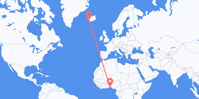 Benin to Iceland