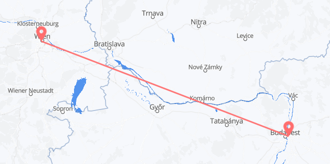 frá Ungverjalandi til Austurríkis
