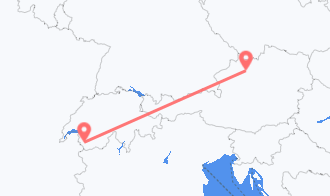 Train tickets from Hörsching to Martigny