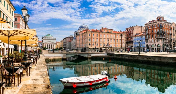 Photo of Landmarks and beautiful places (cities) of northern Italy - elegant Trieste town