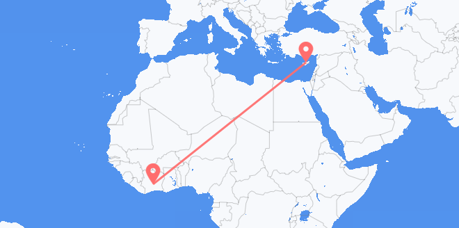 Côte d’Ivoire pour Chypre