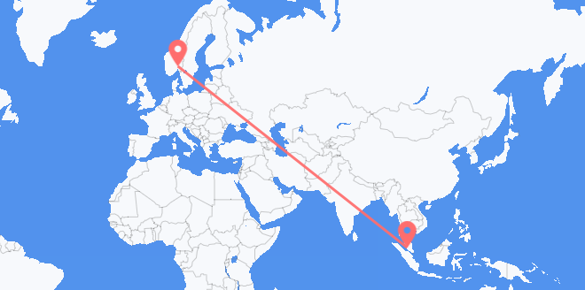 马来西亚 目的地 挪威