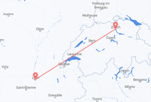 Lyon nach Zürich