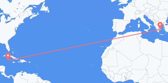 Cayman Islands to Greece