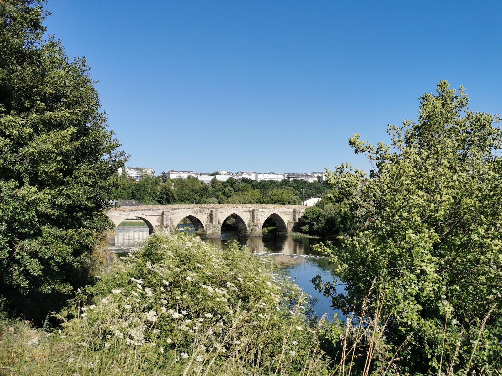Roman Bridge of Lugo, Lugo, Galicia, Spain