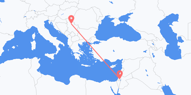 イスラエル セルビアへ