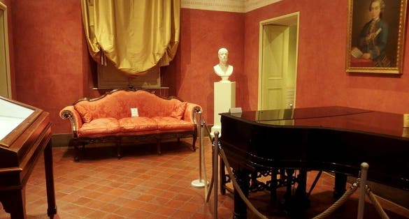 Lucca, Museo-casa natale di G. Puccini,Italy.