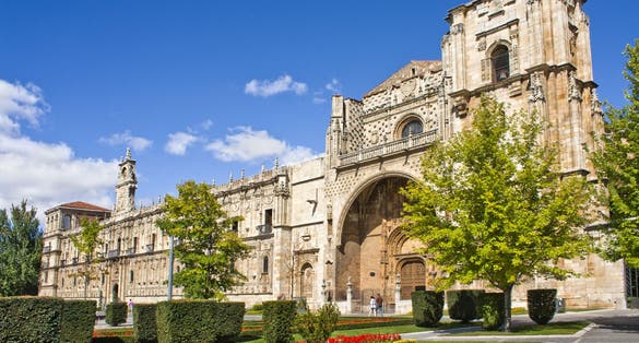 Photo of San Marcos Monastery of the sixteenth century in Leon. Spain.