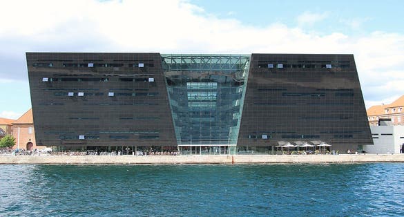 Photo of the Royal Library (Danish: Det Kongelige Bibliotek) in Copenhagen is the national library of Denmark.
