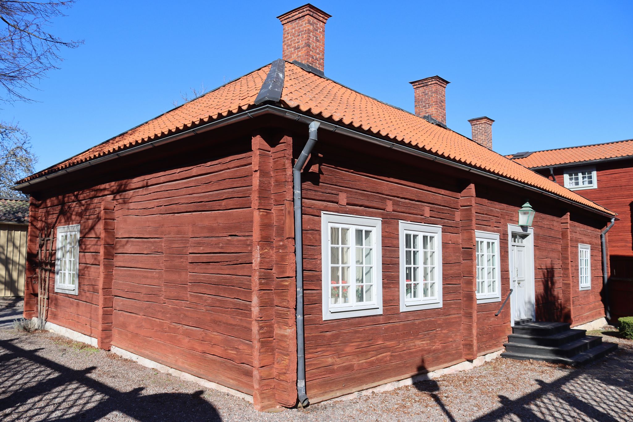 photo of Sweden. Open-air museum "Old Linköping’’ This is what the houses in Linköping looked like in the 19th-20th century. City of Linkoping. Ostergotland province.