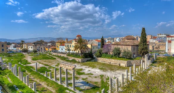 Photo of Ancient Agora of Athens, Greece.