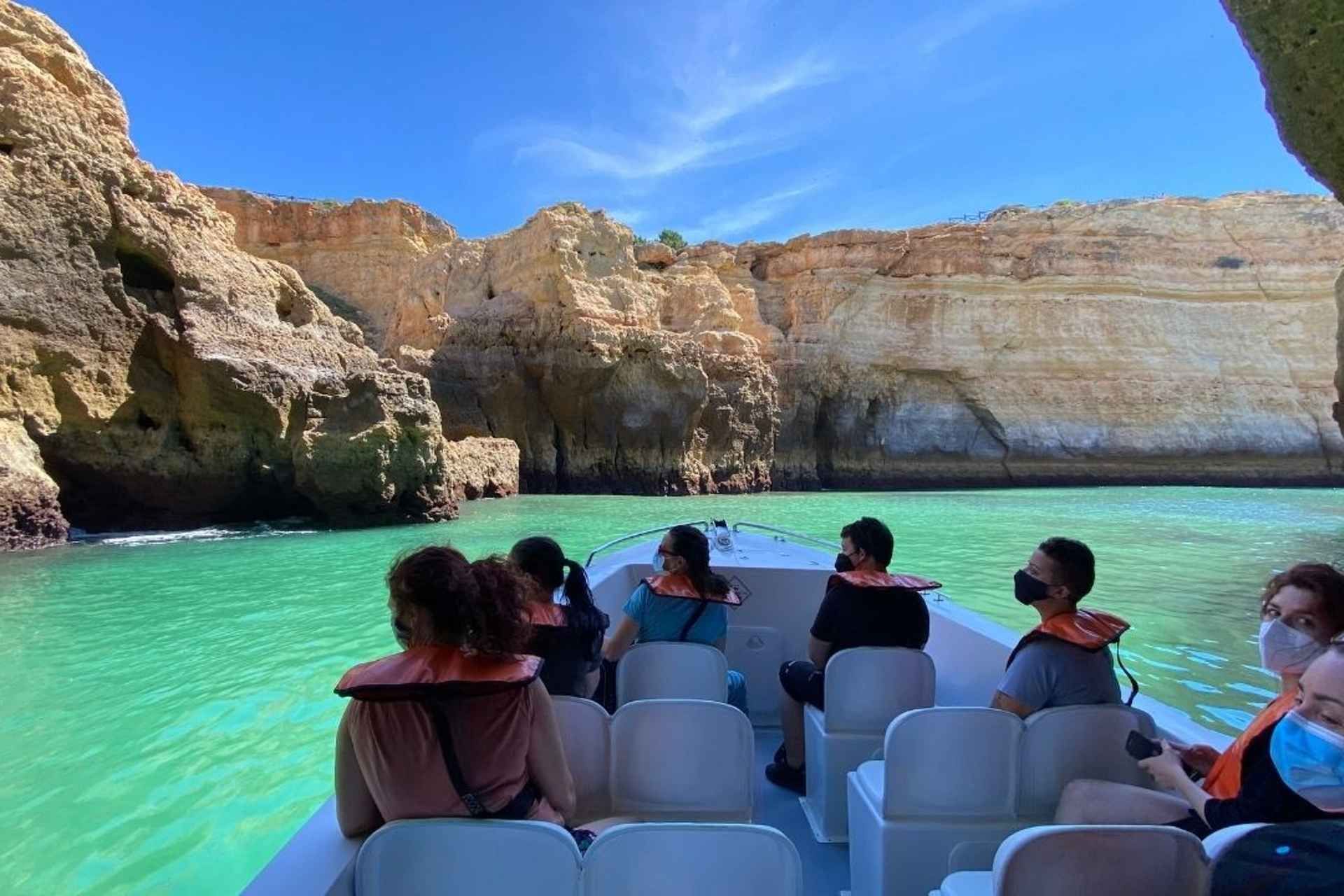From Portimão: Algar de Benagil and Sea Caves Boat Tour