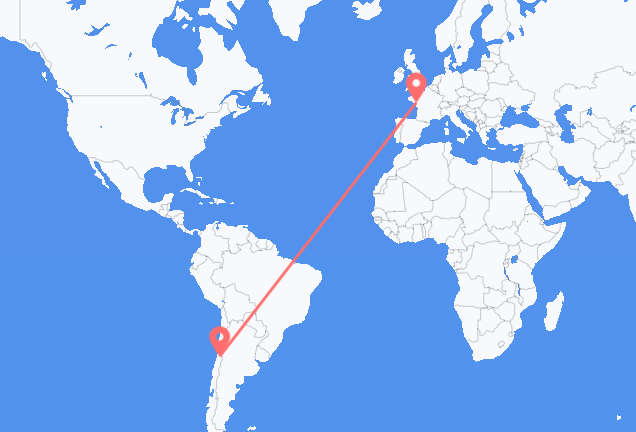 Santiago de Chile a Nantes